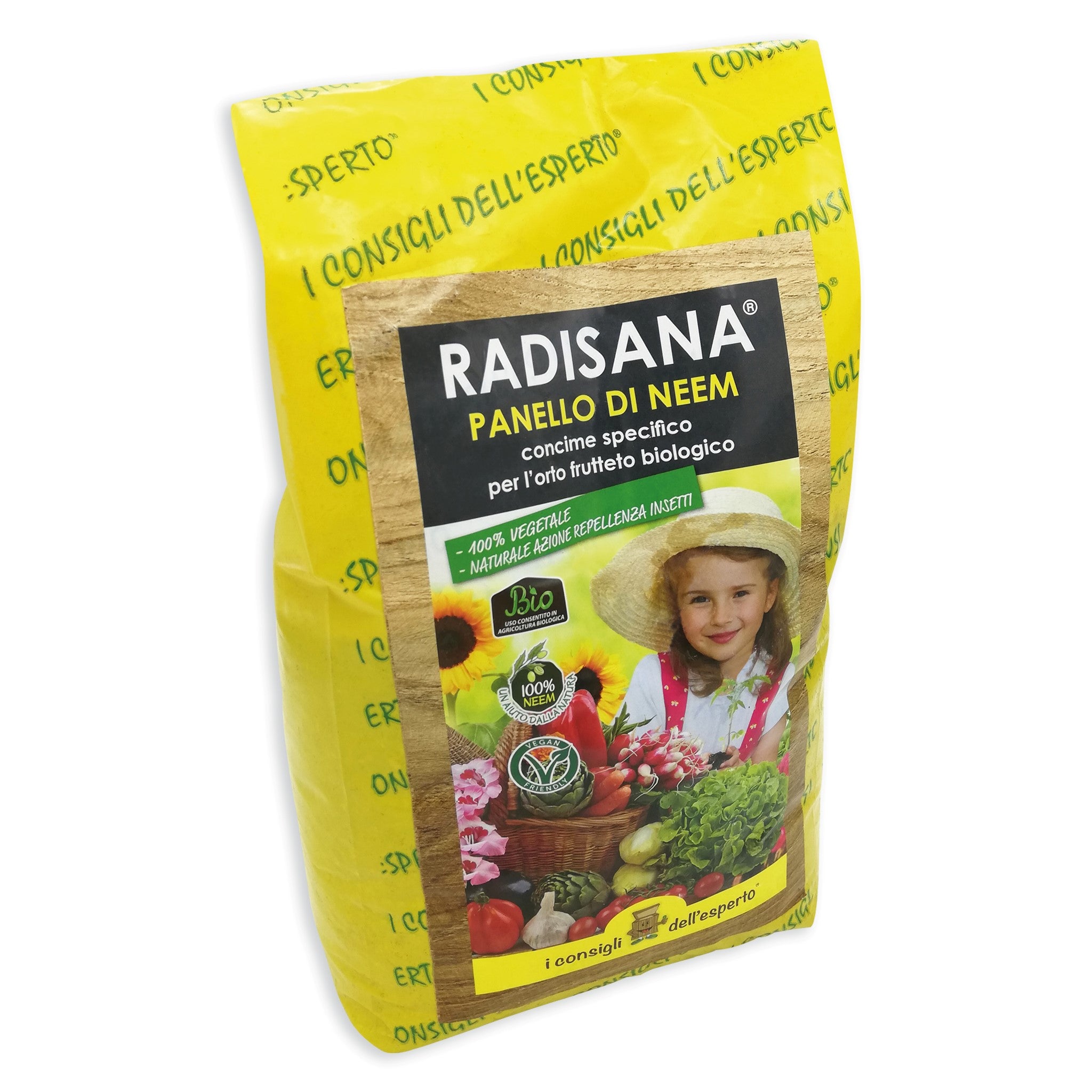 Radisana - Concime al Panello di Neem da 1,5 kg – Piante Sane